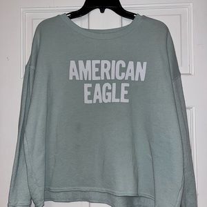 Teal American Eagle crewneck size large.